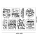 1Sheet Spring Cherry Blossom Season Clear Stamps for DIY Scrapbooking Flowers Silicone Clear Stamp Seals for Cards Making Photo