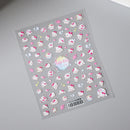 1PCS 5D Cartoon Kuromi Hello Kitty Nail Stickers Sanrio Animation Nail Art Decoration Sanrio Cute Melody Embossed Stickers