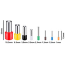 8Pcs 8 Sizes Polymer Clay Cutter Molds Hole Punches Tool Set DIY Polymer Clay Earrings Making Craft Handmade