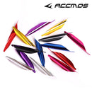 50pcs  New 1.8 inch  Archery Spin Vanes  Spiral Feather DIY Arrow Archery With sticker Tape Arrow Accessories Right Wing