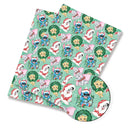 145x50cm  Christmas Fabric Material for Clothes DIY Children's Wear Sewing Cloth Make Bedding Quilt Decoration Home