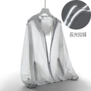 Summer 50+ UV Sun Protection Men's Clothing Skin Coats Breathable Cooling Nylon Silk Hooded Windbreaker Men Casual Jackets 8XL