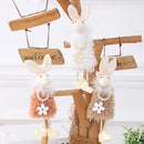 Rabbit Pendant Bunny Doll Hanging Ornaments Cloth Dolls Easter Plush Toy for Easter Party Decor Kids Gift Home Decorations