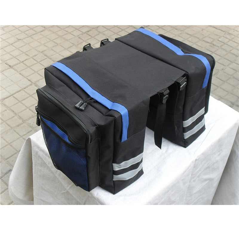 Bicycle Carrier Bag Rear Rack Bike Trunk Bag Luggage Pannier Back Seat Double Side Cycling Bycicle Bag Durable Travel