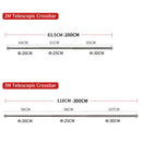 Telescopic Crossbar Universal Photo Background Support System Kit Adjust Height Backdrop Stand for Photography Photo Studio Boom