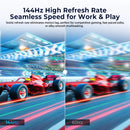 TITAN ARMY P2718C Flat, IPS, FHD 144Hz Refresh Rate, 16:9 Aspect Ratio, Gaming monitors, 27 Inches,350cd/m² (Typ), SRGB,250cd/m²