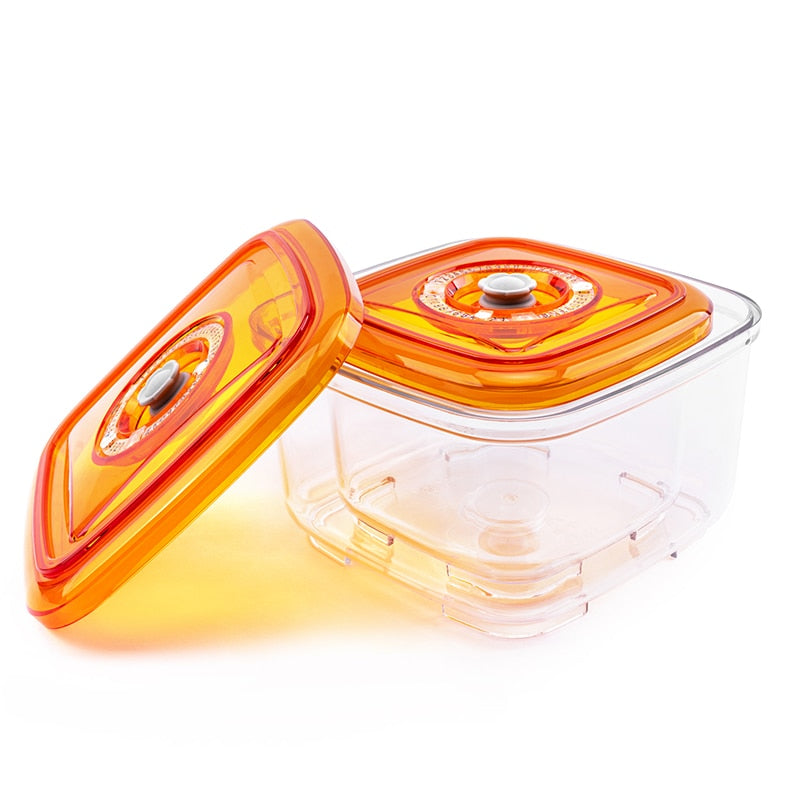 LAIMENG Vacuum Container Plastic Food Storage Container With Lid Damp Proof Large Capacity Kitchen Box for Vacuum Sealer S250