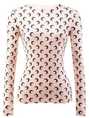 New Printed Mesh Women Base Shirt Autumn Fashion Casual Long Sleeved Sun Protection Ice Silk Inner Layer Women\'s T-Shirt