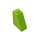 Gobricks 10PCS Bricks Assembles Particles 60481 2x1x265 Degree Slope Bricks Building Blocks Replaceable Parts For Children Gifts