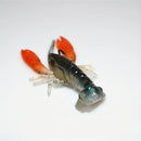 1Pcs 8cm/14g Catch More Fish with Crayfish Fishing Lures - Soft Lobster Shrimp & Claw Bait for Pole Fishing