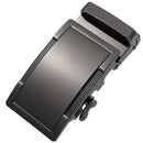 Men's Belt Buckle Accessories Business Ratchet Automatic Alloy Metal Buckle For 3.5cm Width Leather Belt Strap No Holes