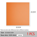 Baseplate 32x32 16X32 Dots Classic Brick Plate Building Blocks DIY Constructor Parts Baseplates Compatible Brands City Friends