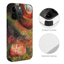 Sleeping Fox 2 Phone Case For Apple Iphone 14 13 12 11 Pro Max Mini Plus Xr 8 7 Transparent Silicone Cover Fox Red Fox Forest