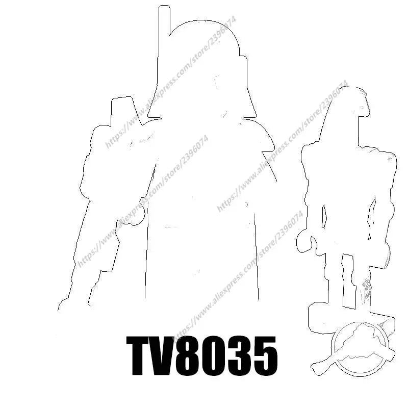 TV6102 Action Figures Movie accessories Building Blocks Bricks toys TV8009 TV8010 TV8011 TV8012 TV8013 TV8014 TV8015 TV8016