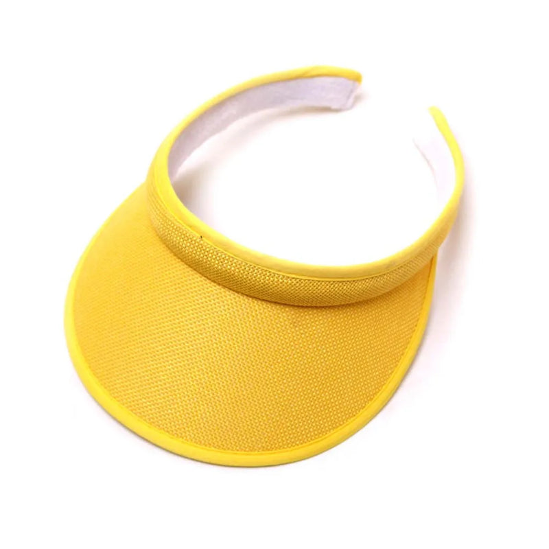 Wide Brim Foldable Beach Hat Portable UV Protection Adjustable Sport Cap Roll-up Summer Casual Straw Cap UV Protective Sun Visor