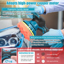 21V Cordless Car Polisher 6 Gears Electric Auto Polishing Machine Multifunction Metal Waxing Wood Sanding Rust Removal Tool