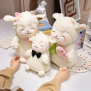 Lamb Stuffed Animal Soft Cute Lamb Plush Doll Sheep Play Toys White Birthday Christmas Holiday Easter Thanksgiving Gift For Kids