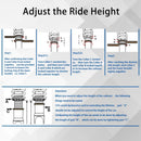 Adjustable Coilovers Struts Shocks Absorber Kits Aluminum Alloy For 2006-2011 Honda Civic EGR-1011