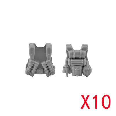 WW2 Military Building Blocks Mini Bricks Solider Figures Gifts Weapon Equipment Accessories USA Greman Vests Armor Toys For Kids