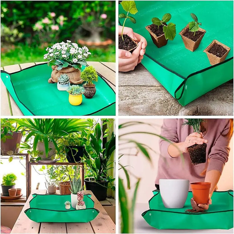 Plant regeneration mat Waterproof transplant mat Portable square foldable and easy to clean succulent transplant mat