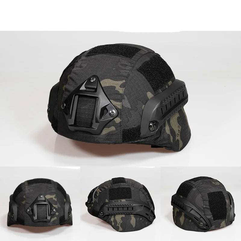 MICH2000 Helmet Cover Outdoor Airsoft Sports Helmet Accessory Tactical Camouflage Helmet Protective Cover Cloth for MICH Helmet