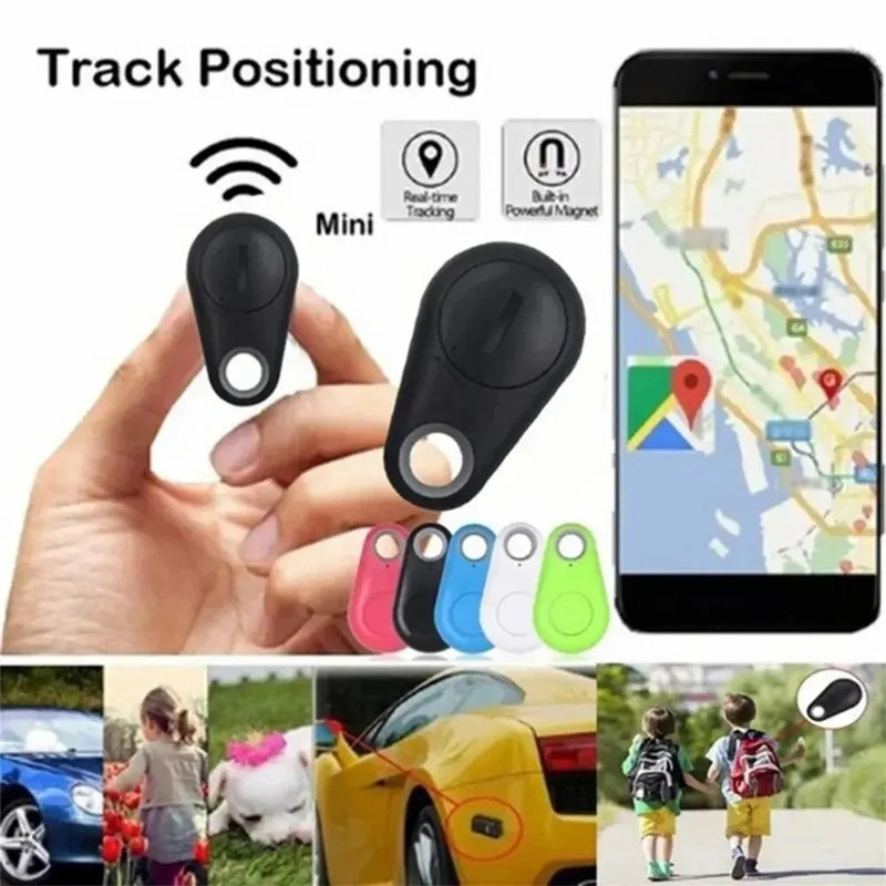 Mini Fashion Smart Dog Pets Bluetooth 4.0 GPS Tracker Anti Lost Alarm Tag Wireless Child Bag Wallet Finder Locator 2PCS