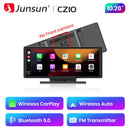 Junsun 10.26 "Wireless CarPlay Android Auto Car Radio 4K Dash Cam Rearview Camera Wifi GPS Navigation Dashboard Video Recorder