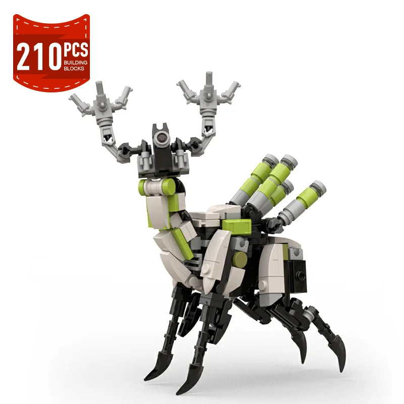 New MOC Horizon Zero Dawned Long-necked Beast Action Figure Building Block Mechanical Monster Mech Constructor Bricks Toys Gifts