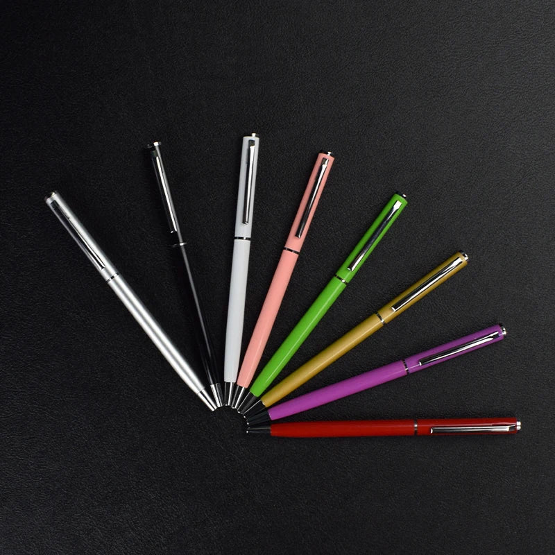 Custom Advertising Metal Fashionable Ballpoint Pen Promotional Items With Customized LOGO School Teacher Personalized Name Gift