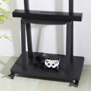 Free Standing Adjustable TV Floor Stand Heavy Duty TV Trolley for 32-80" Flat Screens Loading Weight up to 65KG
