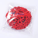 3M Red Love Heart Felt Garlands for Valentine's Day Wedding Heart Hanging Banner Birthday Bridal Shower Party Home Decoration