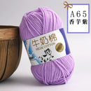 2Pcs Milk Cotton Knitting Yarn Soft Warm Yarn for Hand Knitting Worsted Crochet Threads Wool Line for Handmade