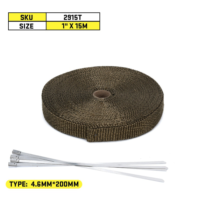 Free Shipping Motorcycle Exhaust Thermal Exhaust Tape Header Heat Wrap Resistant Downpipe For Motorcycle Car Accessories