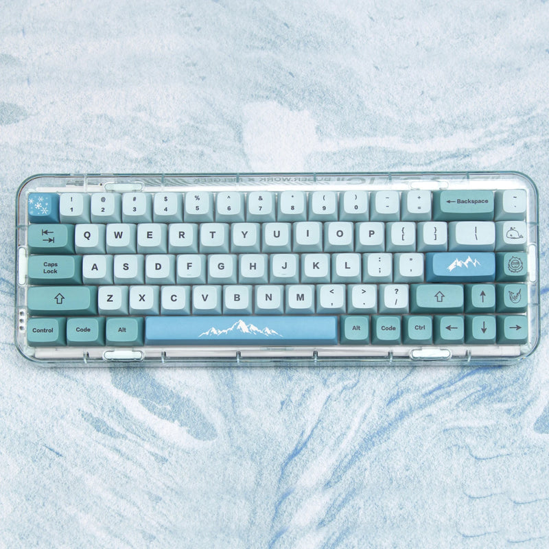 XDA Keycap GMK Soy Milk Plastic Iceberg EVA PBT Dye Sublimation Keycaps For Mx Switches Gaming Mechanical Keyboard XDA Key Caps