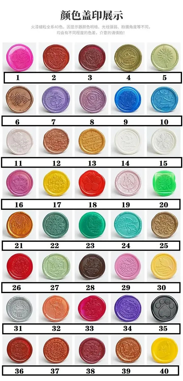 Custom Self-Adhesive Wax Seal Stickers Decorative Stamp Wax Stickers Envelope Stickers for Decor Wedding Invitation Envelopes