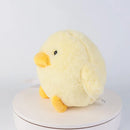 28cmLittle yellow duck with knife Plush Pillow Animals Simulated Ducks Plushie Toy Cute Home Decor Pillow Kids Easter Gift