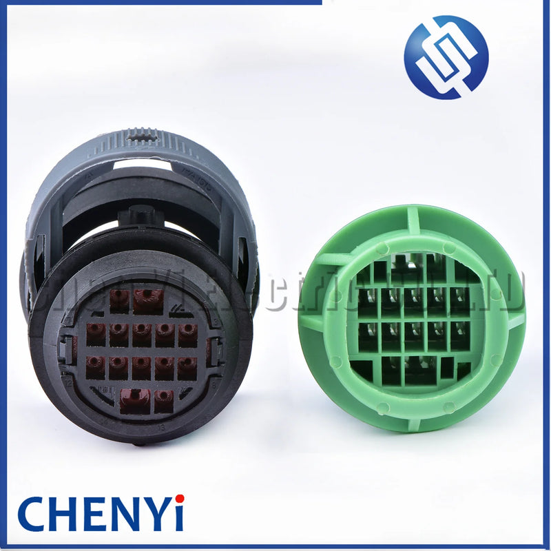 14 Pin/Way male or female Automotive Headlight Connector Plug socket DTBFHPE14BKSV 10847366 For Fiat Ducato Maserati Sicma