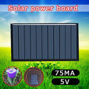 80x45mm Solar Panel Drop Glue Board Portable Generator Charger Outdoor Camping Power Supplies Garden Light Power Accessories