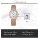 Women Watch NAVIFORCE Fashion Casual Quartz Watches Ladies Waterproof Wristwatch Stainless Steel Girl Clock Relogio Feminino