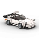 Building block assembly, racing car, moc model, children's puzzle toy