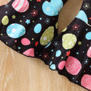 Adorable Baby Girl Easter Outfit Set with Short Sleeve Top and Flare Pants - Cute Toddler Clothing for Spring Festivities