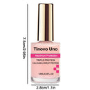 Tinovo Uno Pink Nail Strengthener Calcium Wheat Protein Nail Hardener Maximum Proection Polish for Nails Growth Repair Products
