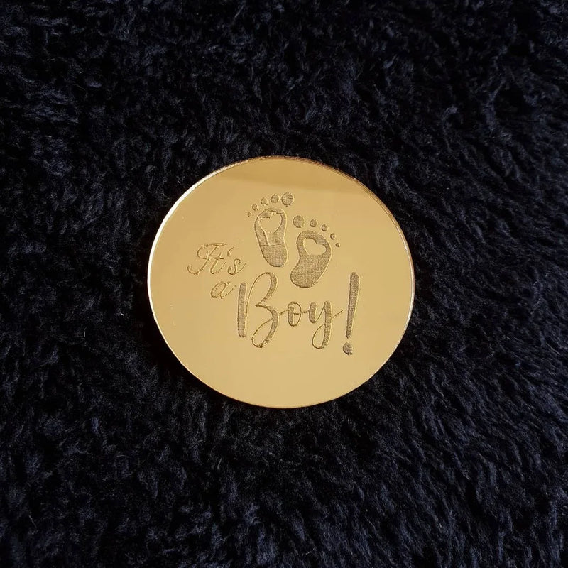 Acrylic Baby Cake Topper Weekend Decoration Welcome Baby Shower Supplies Party Decorations Gender Reveal Oh Baby Cake Decoration