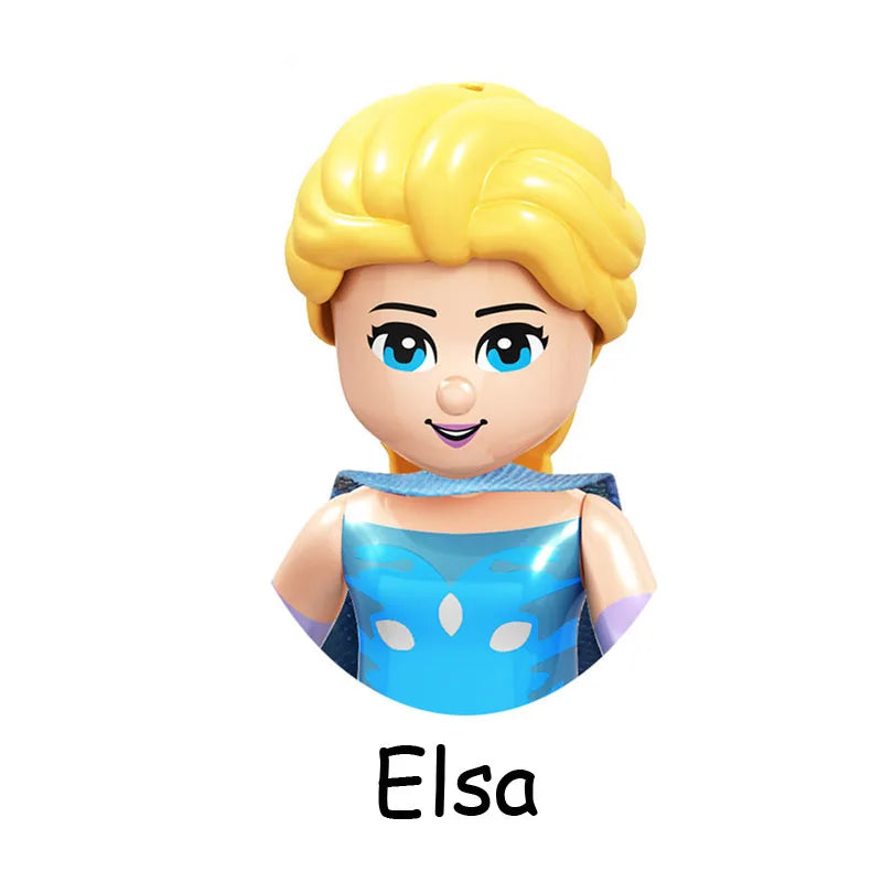 SLUBAN Girl Princess Royal Carriage Wagon Horse Racing Party Model Building Blocks Enlighten Action Figure Toys For Children