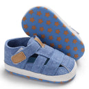 Summer Newborn Baby Fashion Soft Crib Shoes First Walker Anti Slip Sandals Shoes Boy Girl  Prewalker Canvas Casual Shoes 0-18M