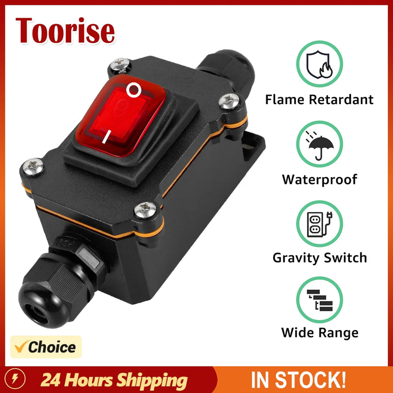 Waterproof Switch Ip65 Waterproof Ship Type Switch 220V/24V/16A/30A Rain Proof Outside the Electrical Roomampere Boxsecond Gear