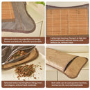 Rattan Mat Pillow, Bamboo Cooling Pillow, Tea Ice Silk Pillow Core, Summer Air-Conditioned Mat Pillow, Single 30*50cm