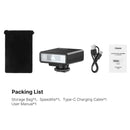 Ulanzi F12 Mini Camera Flash Speedlite GN12 LCD Standard Hot Shoe Mount for Sony Canon Nikon Panasonic Olympus DSLR Camera