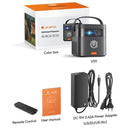 Vevshao V50 3D Portable Mini Projector 4K HD LED WiFi 1080P Movies Video DLP Home Theater Projectors With 15000mAh Battery