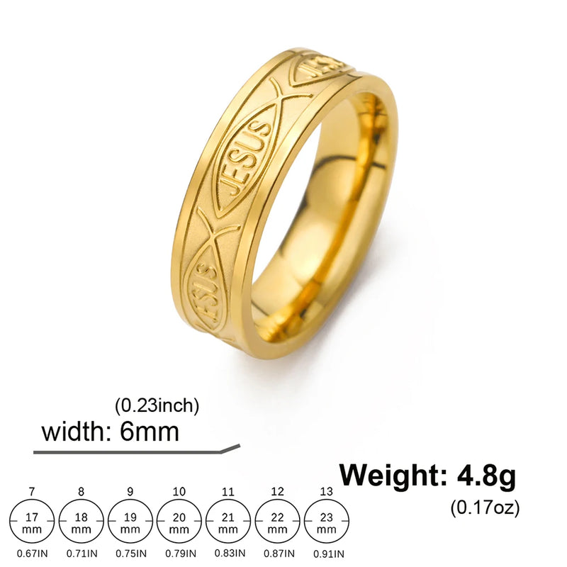 Jeshayuan Christmas Gift John 3:16 Ring For God So Love The World Bible Verse Ring Christian Jewelry Meaningful Gift